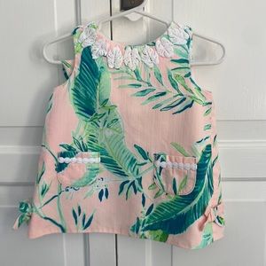 Lilly Pulitzer dress and diaper cover